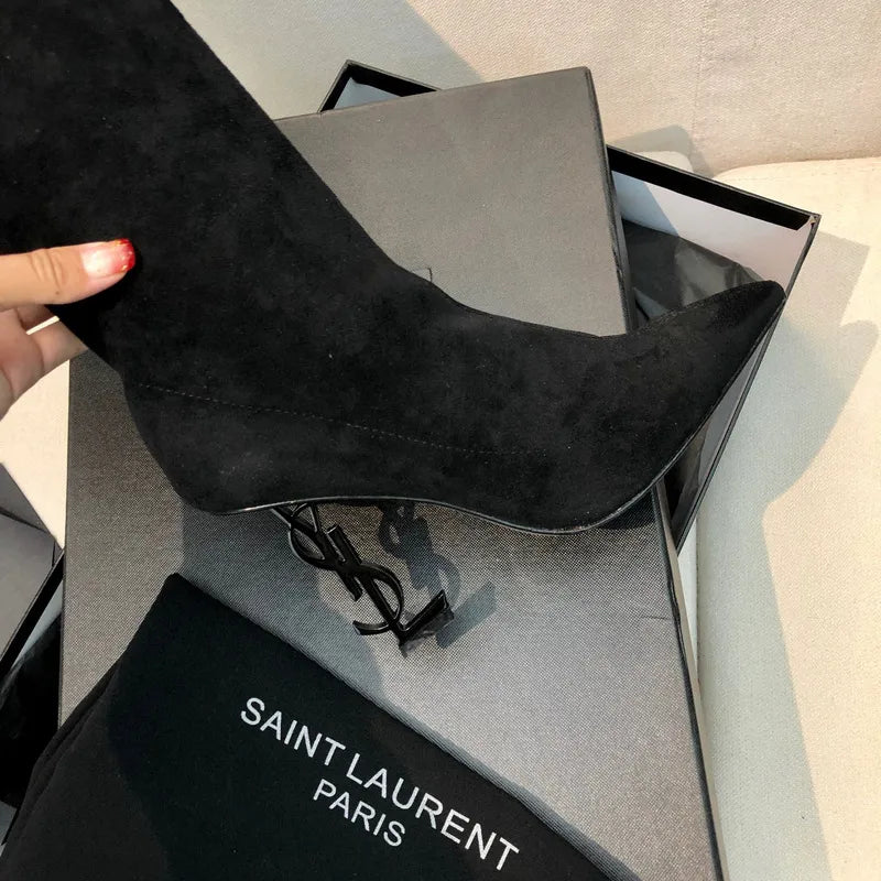 Saint Laurent Premium Quality Boot Woman 178A-1 Black