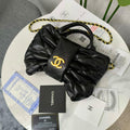 Chanel Lambskin Quilted Mini Bow Bag Woman 99888 Black - 1