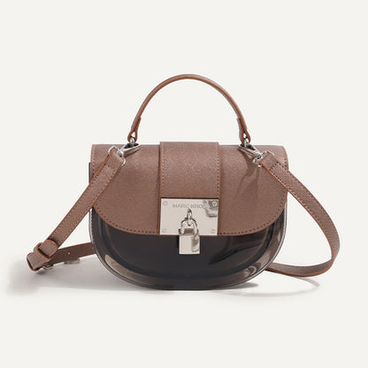 Bags Retro Style Jelly Bags PVC Jiaozi Bao Leisure Versatile Crossbody B-199672-3 Champagne