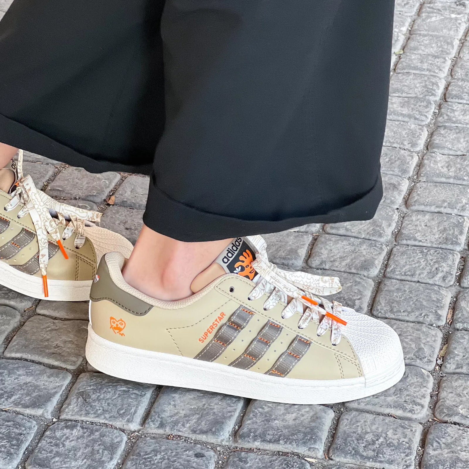 Adidas Super Star Man HQ6450 Beige - 4