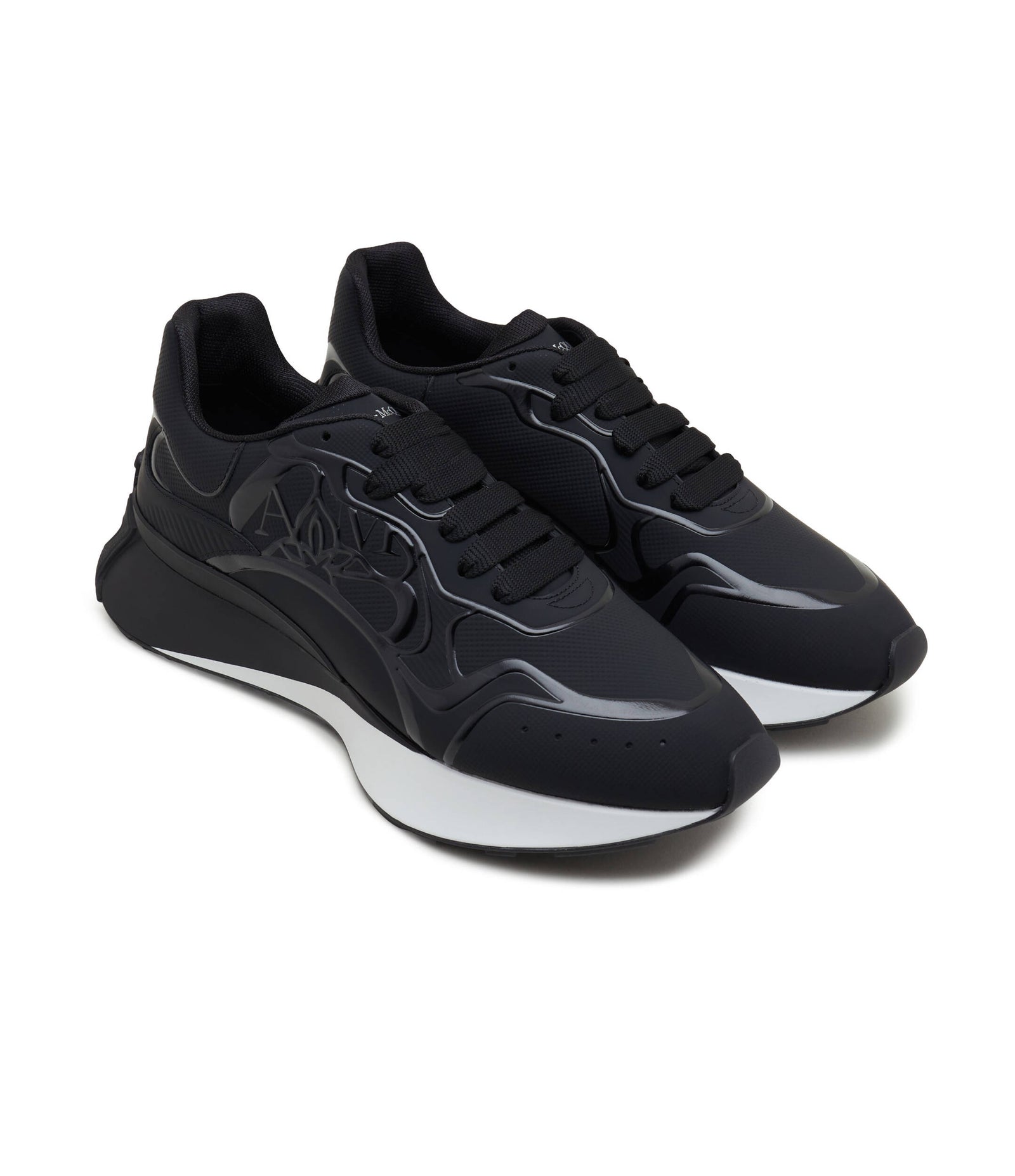 Alexander McQueen Premium Quality Sneakers Woman 8839 Black - 4