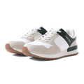 Calvin Klein Origenal Antoy Low Top Round Toe Lace-up Sneakers Man FWOFW5028 White&Green - 4