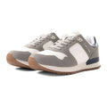 Calvin Klein Origenal Antoy Low Top Round Toe Lace-up Sneakers Man FWOFW5028 White&Gray - 4