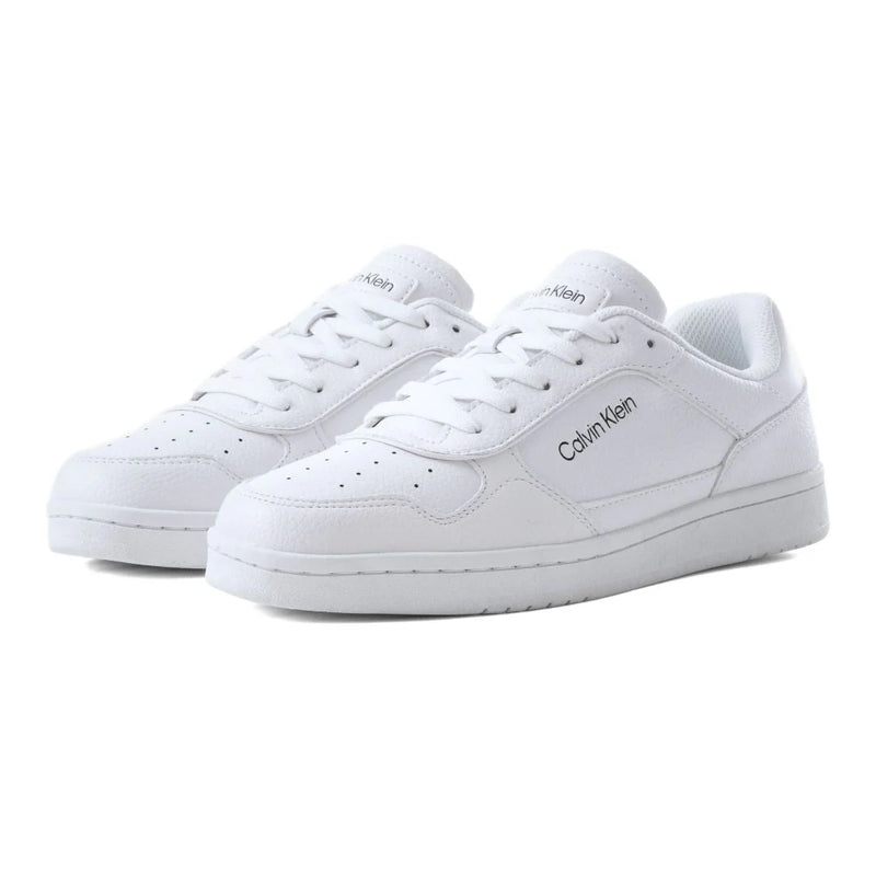 Calvin Klein Origenal Landy Round Toe Lace-up Sneakers Man FWOFW3687 White - 4