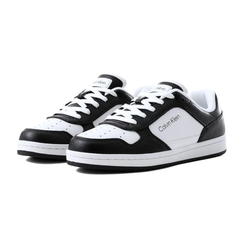 Calvin Klein Origenal Landy Round Toe Lace-up Sneakers Man FWOFW3687 Black&White - 4