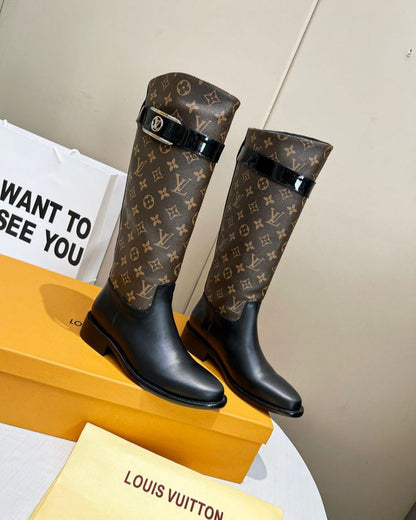 Louis Vuitton Premium Quality Boot Woman 609 Coffee