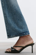 Zara Mini With Buckle Detail Stylish Heels Woman 3068 Black - 5