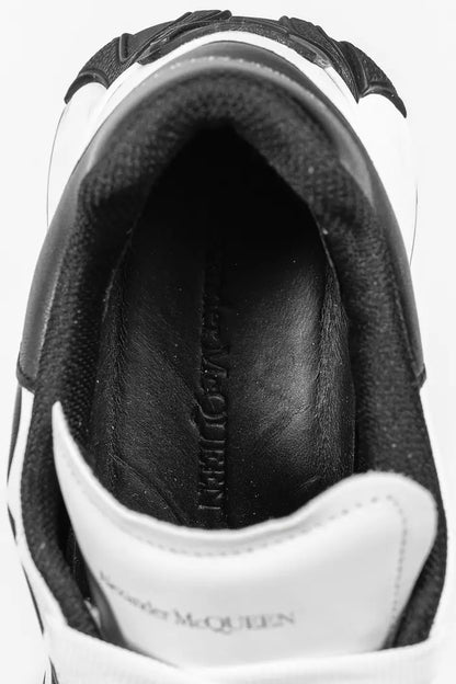 Alexander McQueen Premium Quality Sneakers Woman 4529 White&Black
