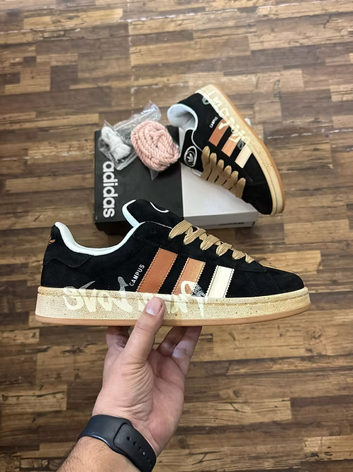 Adidas Campus 00s Love Spread Readily Sneakers Woman HQ88708 Black - 4