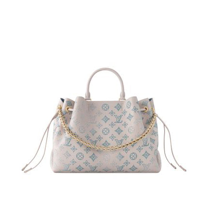 Louis Vuitton Mahina Bella Tote Galet Bag Woman M5860 Baby Blue - 2