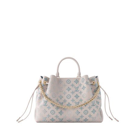 Louis Vuitton Mahina Bella Tote Galet Bag Woman M5860 Baby Blue - 1