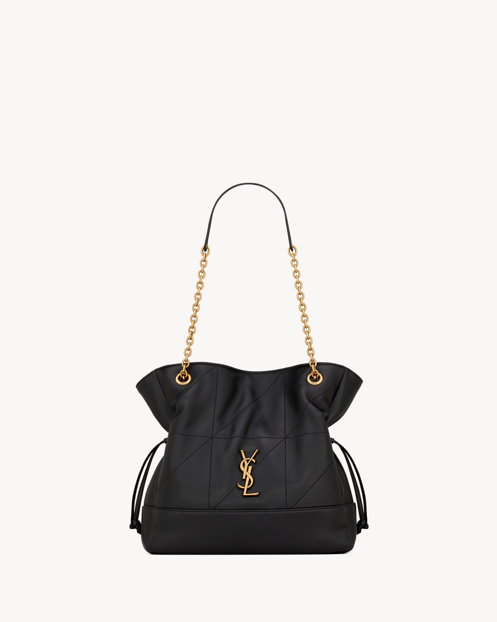 Saint Laurent Jamie shopping Leather Shoulder Bag For Women 809824 Black - 2