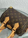 Louis Vuitton Pre-Owned Speedy Trunk Bag Woman Monogram Bold 13146 Brown/Beige - 3
