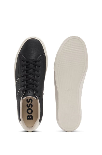 HUGO BOSS Original Aiden TENN LTB Trainers Sneakers Men 50522833 Black