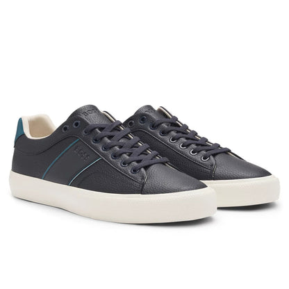 HUGO BOSS Original Aiden TENN LTB Trainers Sneakers Men 50522833 Navy&Blue