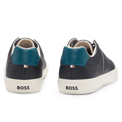 HUGO BOSS Original Aiden TENN LTB Trainers Sneakers Men 50522833 Navy&Blue