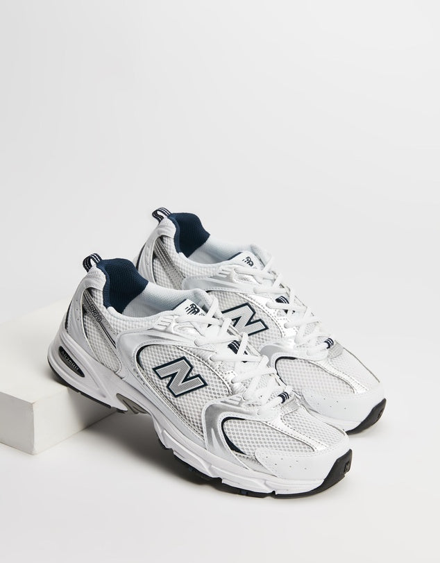 New Balance 530 Sneakers Woman F2303077 White&Navy - 4
