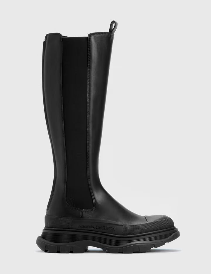 حذاء نسائي عالي الجودة من Alexander McQueen 666410 باللون الأسود - 8