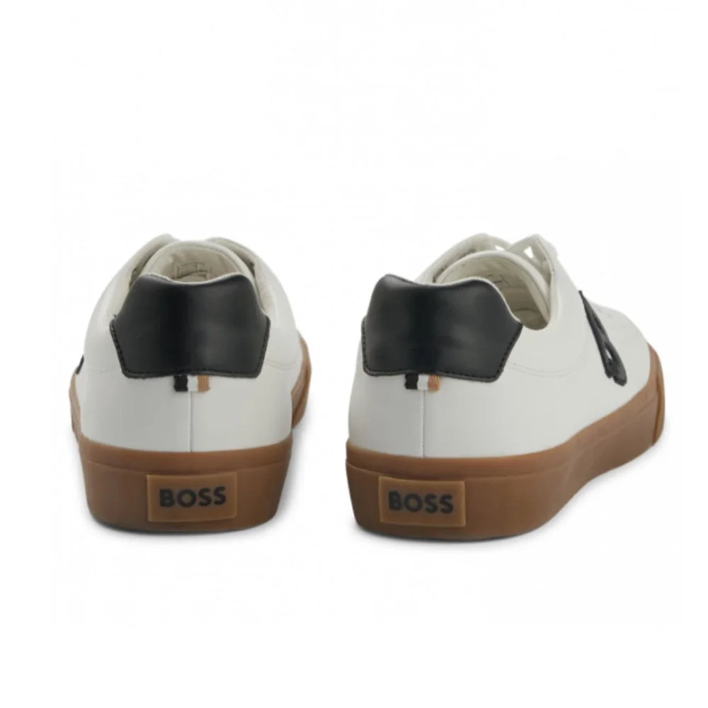 HUGO BOSS Original Aiden TENN LTB Trainers Sneakers Men 50474728 White