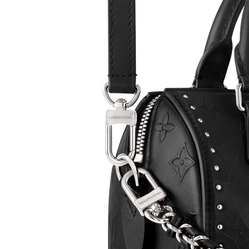 Louis Vuitton Pre-Owned Speedy Trunk Bag Woman Monogram Bold M14575 Black - 4
