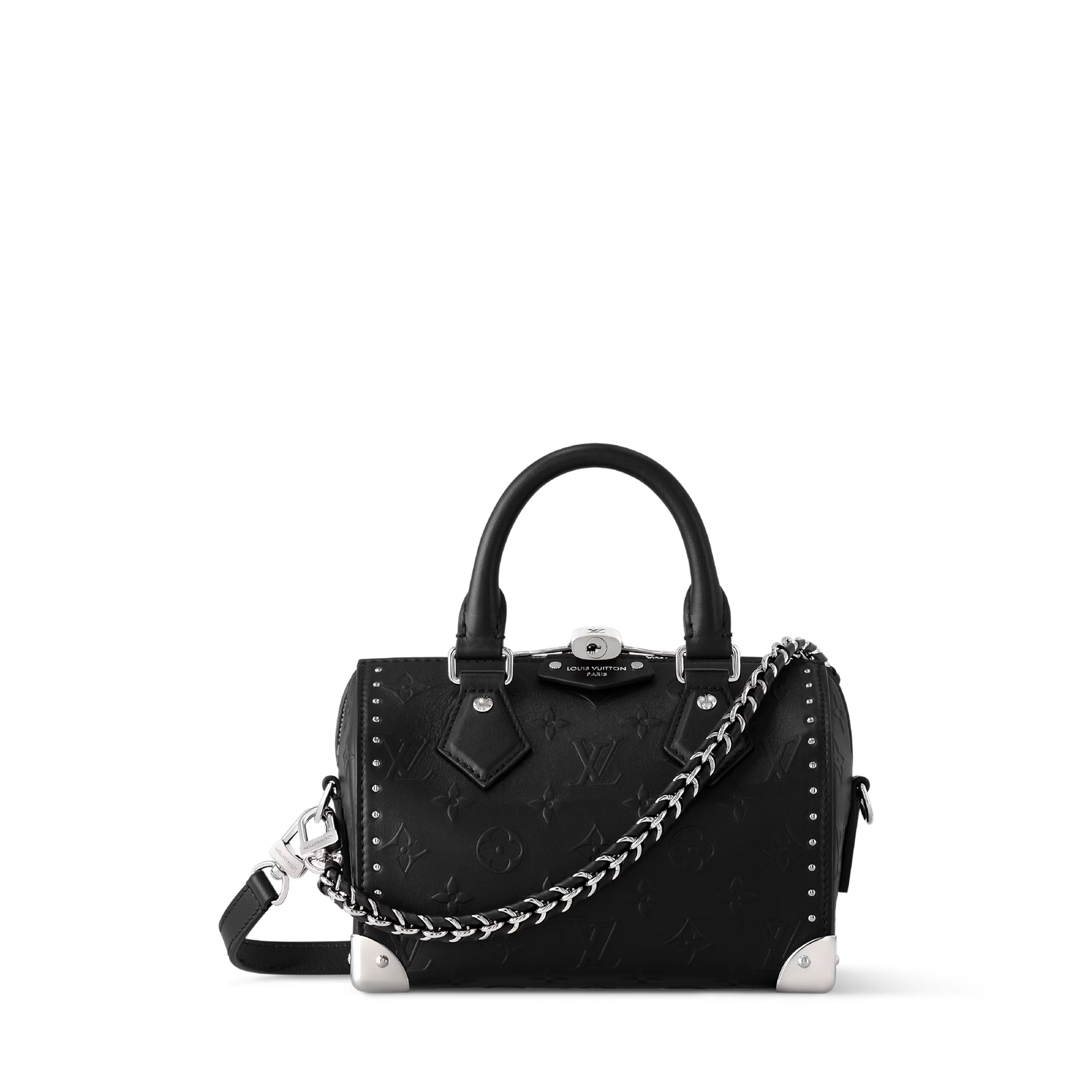 Louis Vuitton Pre-Owned Speedy Trunk Bag Woman Monogram Bold M14575 Black - 1