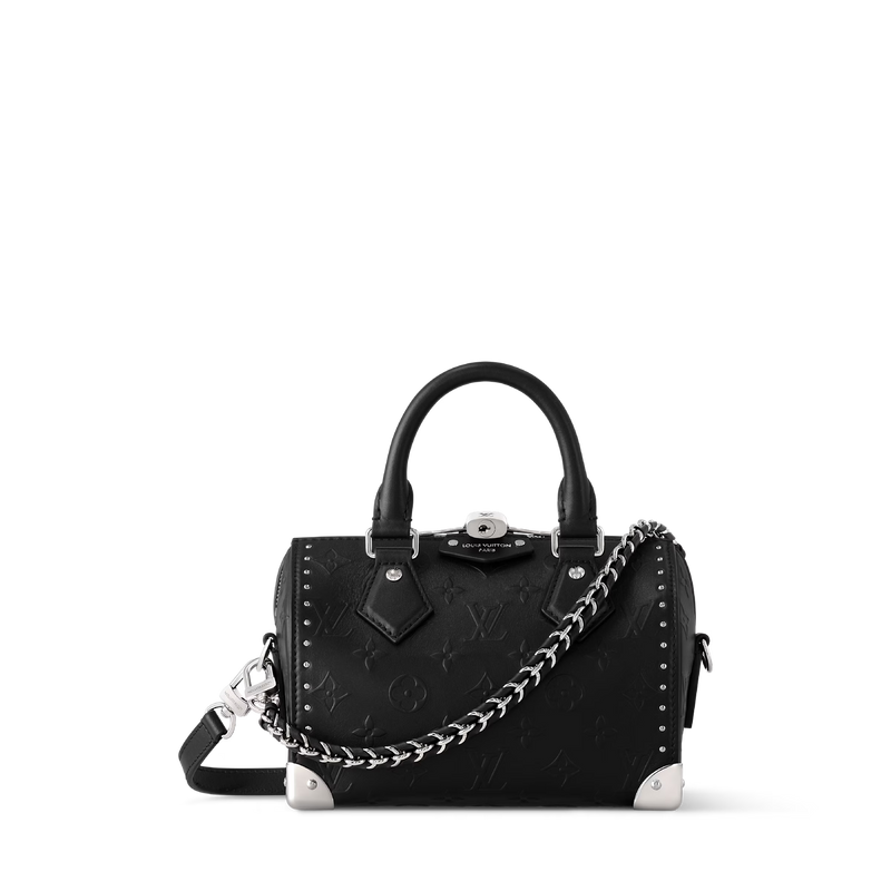 Louis Vuitton Pre-Owned Speedy Trunk Bag Woman Monogram Bold M14575 Black - 1
