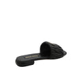 Miu Miu Leather Slides Sandals Summer Classic Leisure Flip Flops Slippers Women 3508 Black - 2
