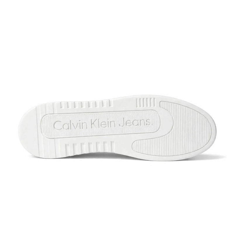 Calvin Klein Cico Classic Casual Sneakers Man FW25290 White&Brown - 4
