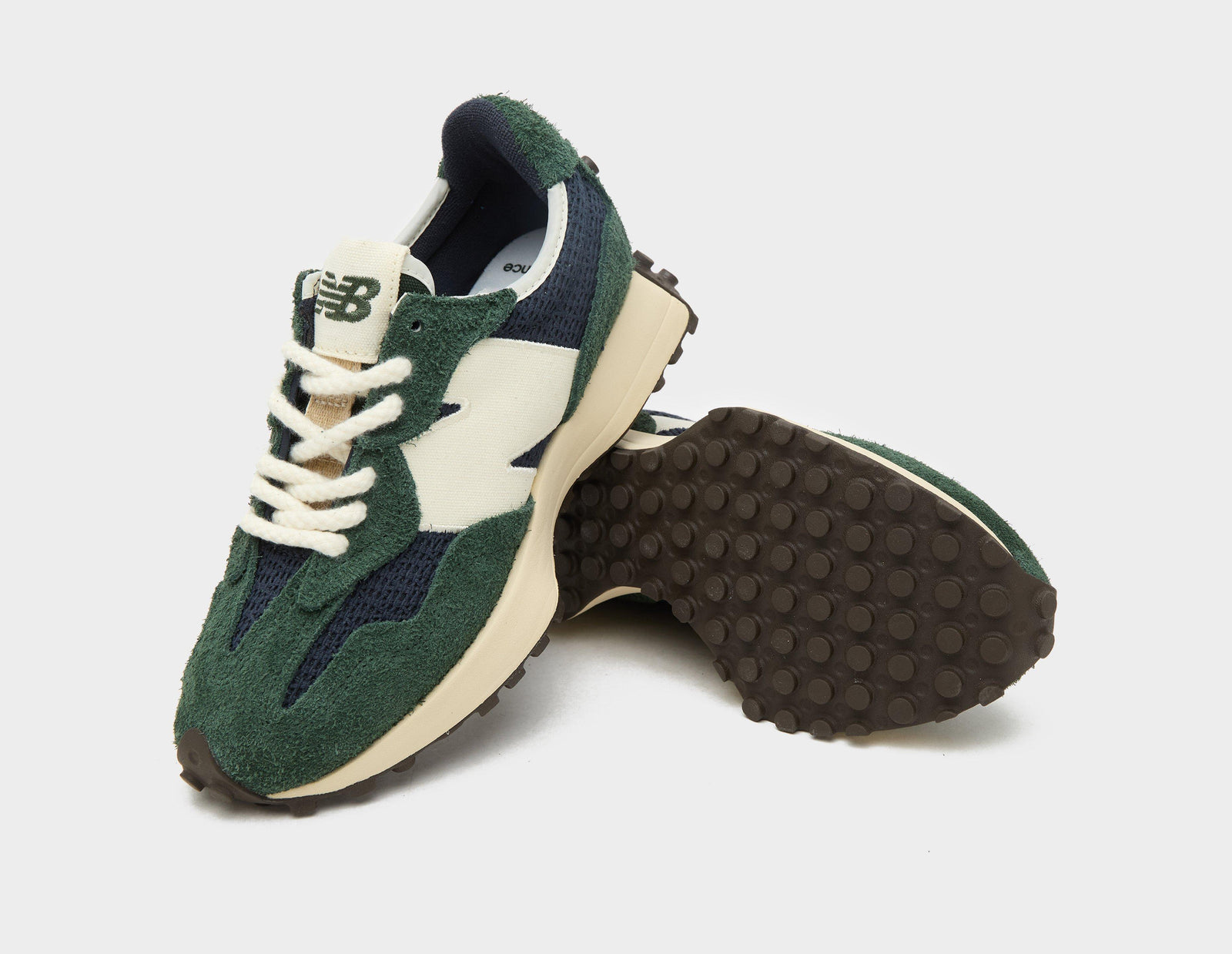 New Balance 327 Shoes Mens 8 Retro Sneaker Lace Up Low U327Mga Olive - 4