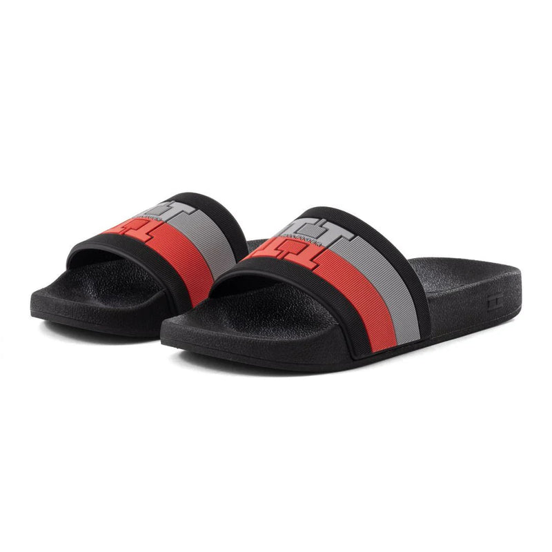 Tommy Hilfiger Original Holiday Slippers Man 75662 Black&Red - 4