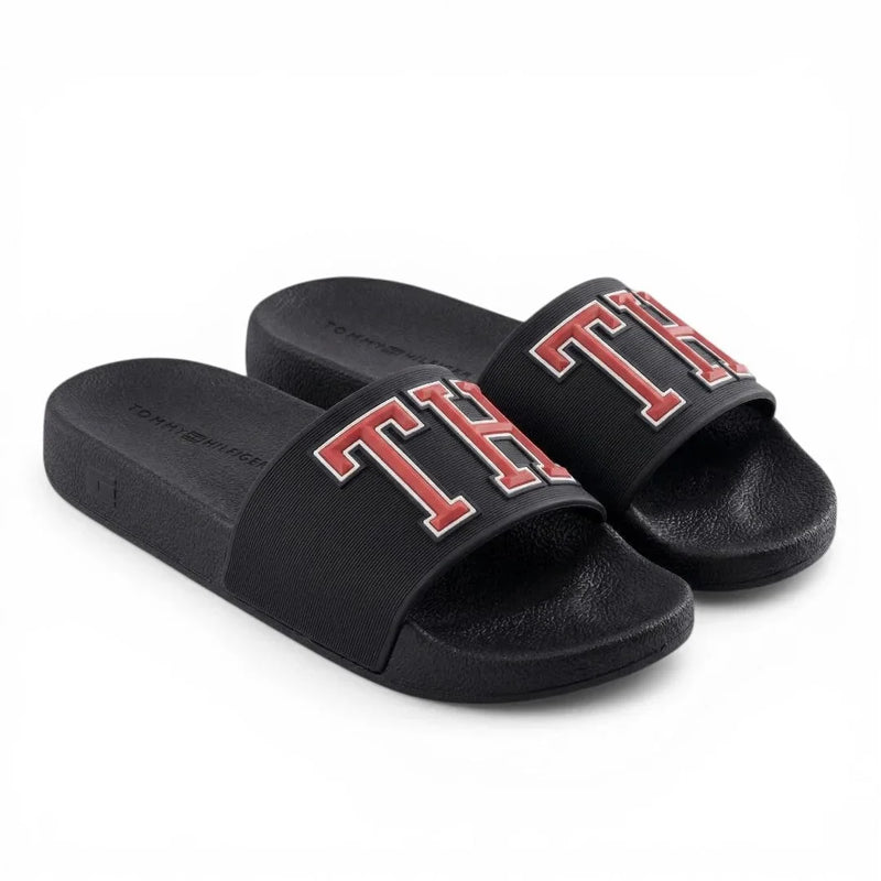Tommy Hilfiger Original Holiday Slippers Man 58184 Black - 4