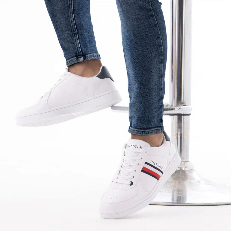 Tommy Hilfiger Origenal Lei Flag Sneakers Man FWOFW1444 White - 4