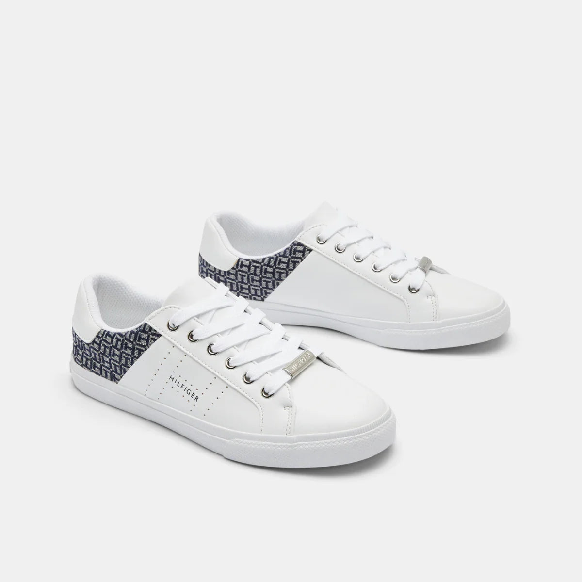 Tommy Hilfiger Original Women's LORIO Sneakers 107 White&Navy - 4