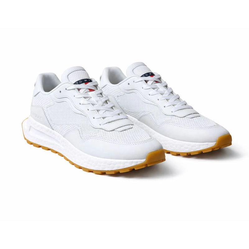 Tommy Jeans Tjm Runner Mix Material Sneakers Man FW1289 White - 4