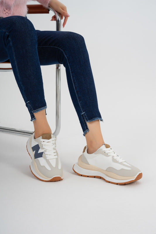 Sneakers Woman W-03/V027 White&Blue