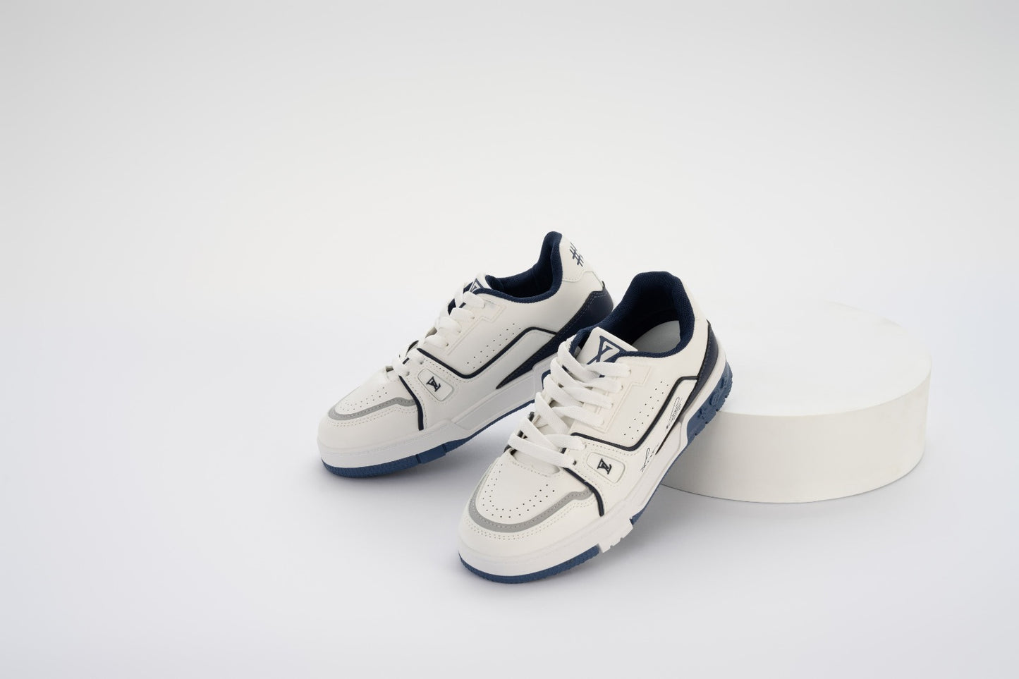 Sneakers Woman W-14 White&Blue