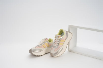 Sneakers Woman W-16 Silver&Pink