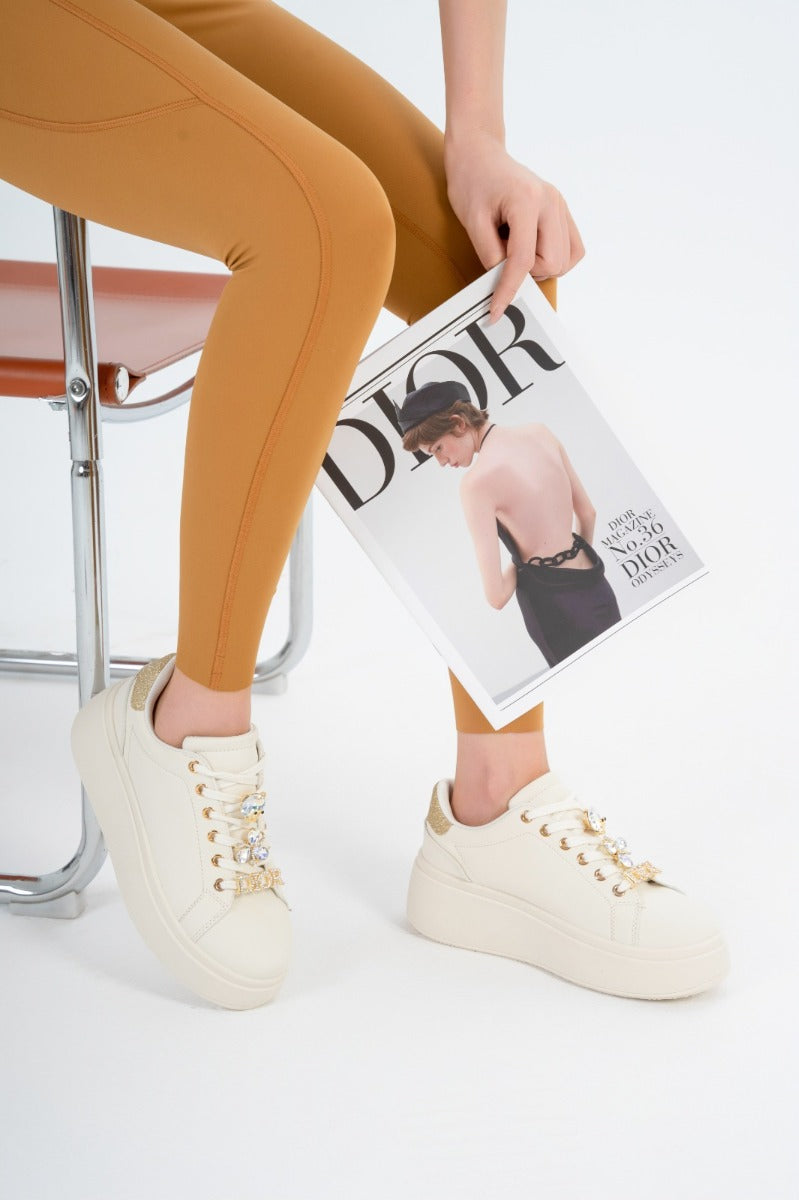 Sneakers Woman W-22 Dior Off-White