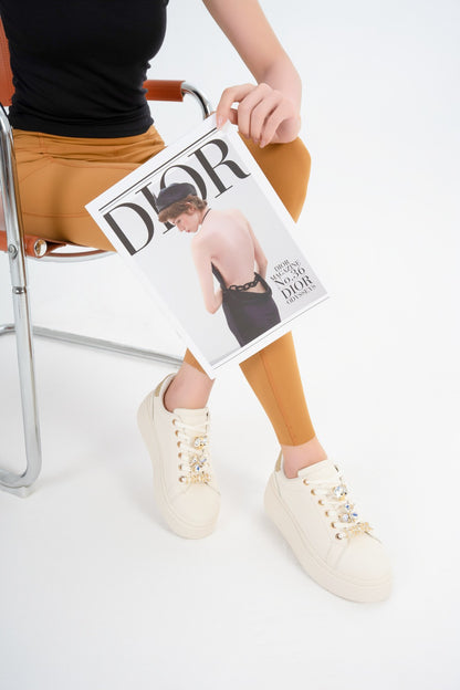 Sneakers Woman W-22 Dior Off-White