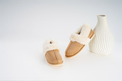 Cozy Luxe Slipper Woman F501 Beige