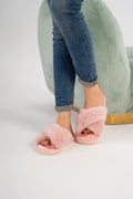 Fancy fur slipper Woman F504 Kashmir - 2