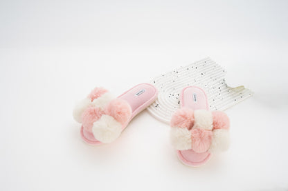 Cozy Luxe Slippers Woman F505 Pink