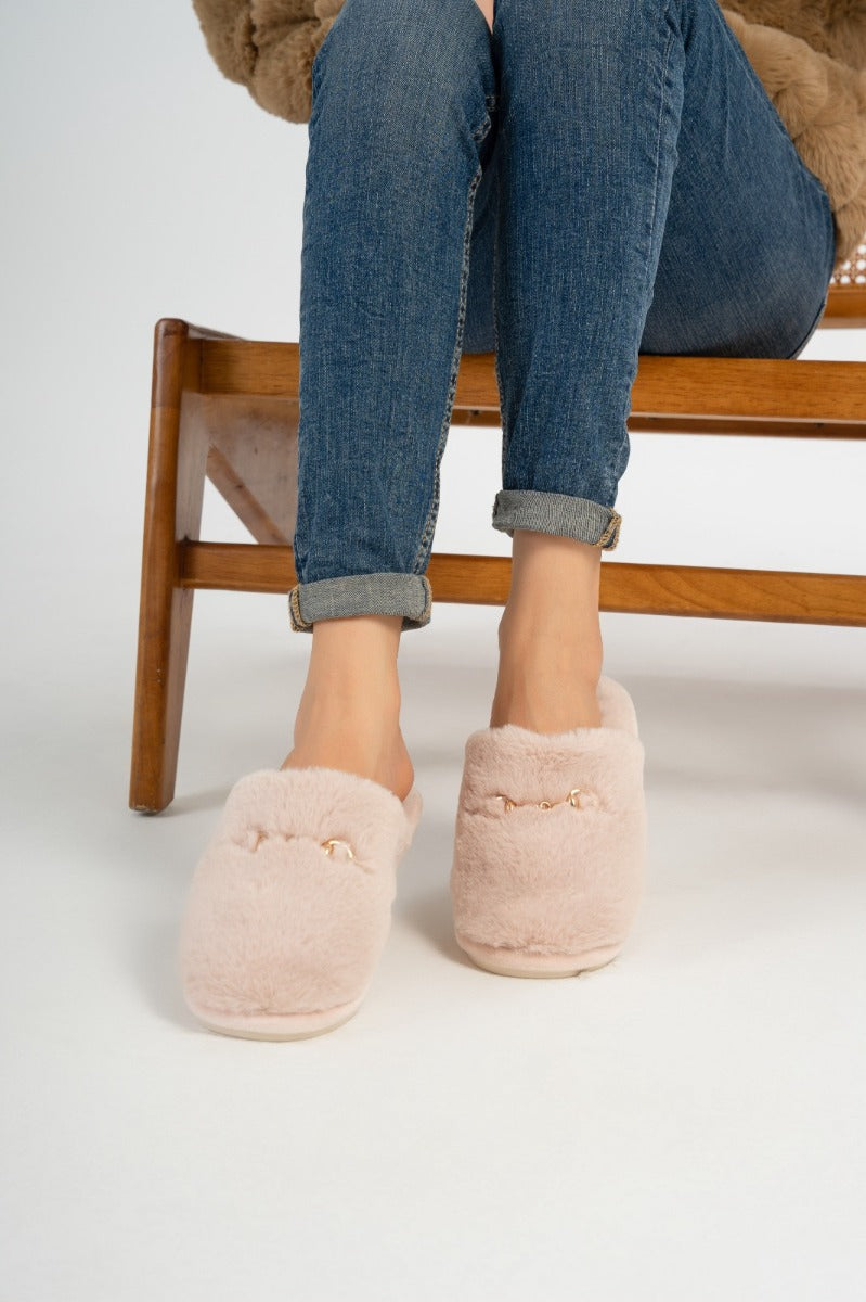 Cozy Luxe Slippers Woman F507 Beige - 2