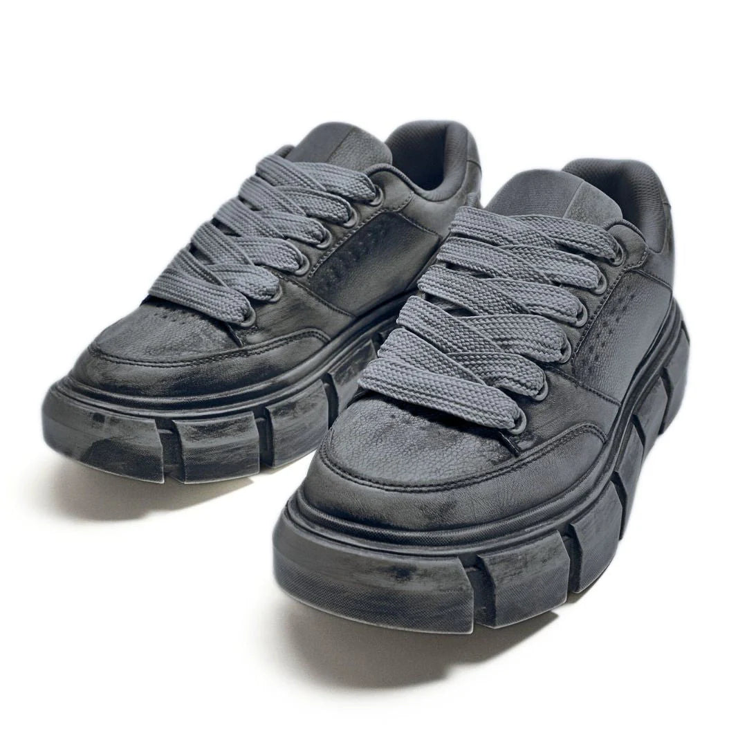 Zara Chunky Lace Up Sneakers Man 2249/420/802 Gray - 4