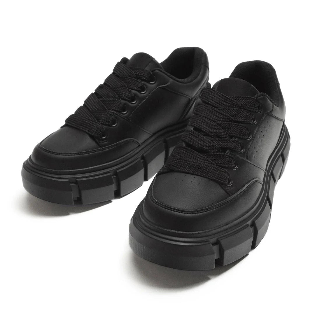 Zara Chunky Lace Up Sneakers Man 2249/420/802 Black - 4